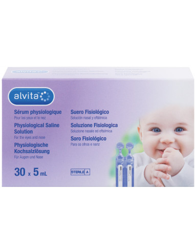 Alvita soluzione fisiologica in fiale monodose 5ml 30pz