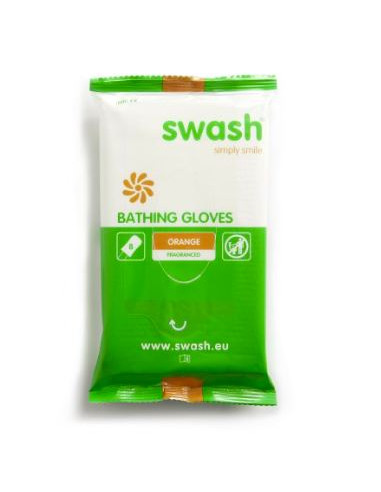 Swash® Bathing Gloves lievemente profumato manopola monouso 8pz