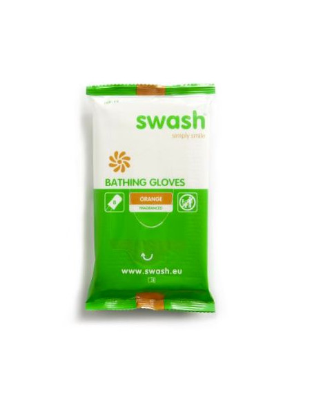 Swash® Bathing Gloves lievemente profumato manopola monouso 8pz