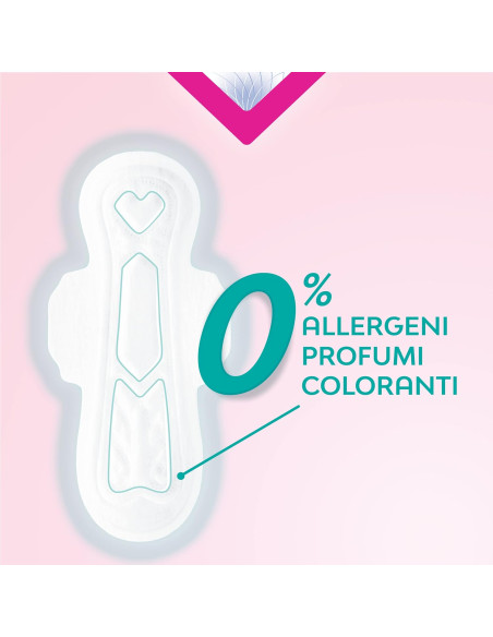 Nuvenia Assorbenti Pure Sensitive Ultra con ali Notte 8pz