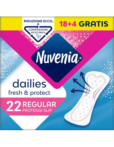 Nuvenia Dailies proteggi slip anatomico ripiegato 22pz