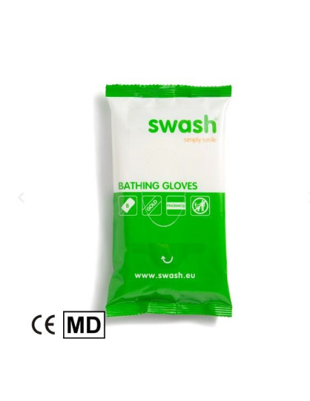 Swash® Bathing Gloves lievemente profumato manopola monouso 8pz