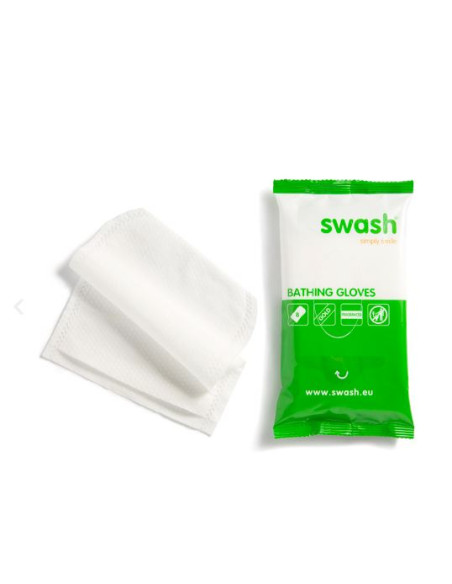 Swash® Bathing Gloves lievemente profumato manopola monouso 8pz