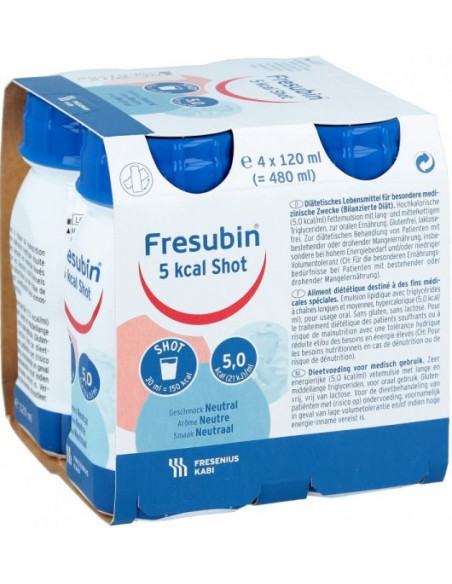 Fresubin 5kcal Shot Neutral integratore nutrizionale 4x120ml